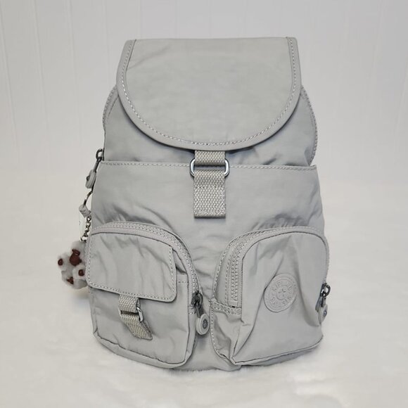 NWT Kipling Lovebug Small Backpack, Shell Gray - Picture 1 of 4